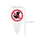 thumbnail image 2 of FESTFENDS 2Ud De Jardín Con Estaca Para Aviso No Pooping Exterior, 2 of 8