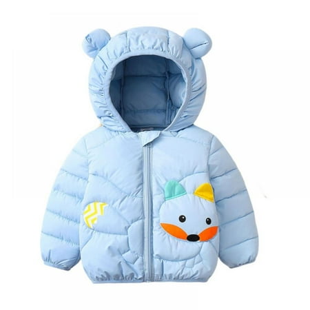 

Baby Winter Cotton Vest Coat Sleeveless Waistcoat Hooded Lightweight Jacket Warm