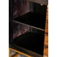 thumbnail image 6 of Maklaine Contemporary Wood 2-Drawer Accent Cabinet with Metal Base in Walnut, 6 of 7