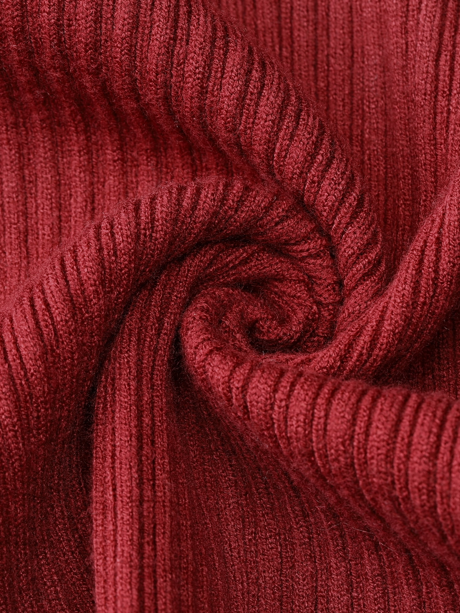 DARING DIVA Plus Size Knit Open Front Ruffled Button Cardigan 3X Burgundy
