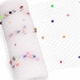 thumbnail image 4 of Mesh Craft Sewing Trim Stretch Mesh for Christmas Celebration, 40 Inch Tulle Gauze Strap Colorful Netting Applique, 4 of 9