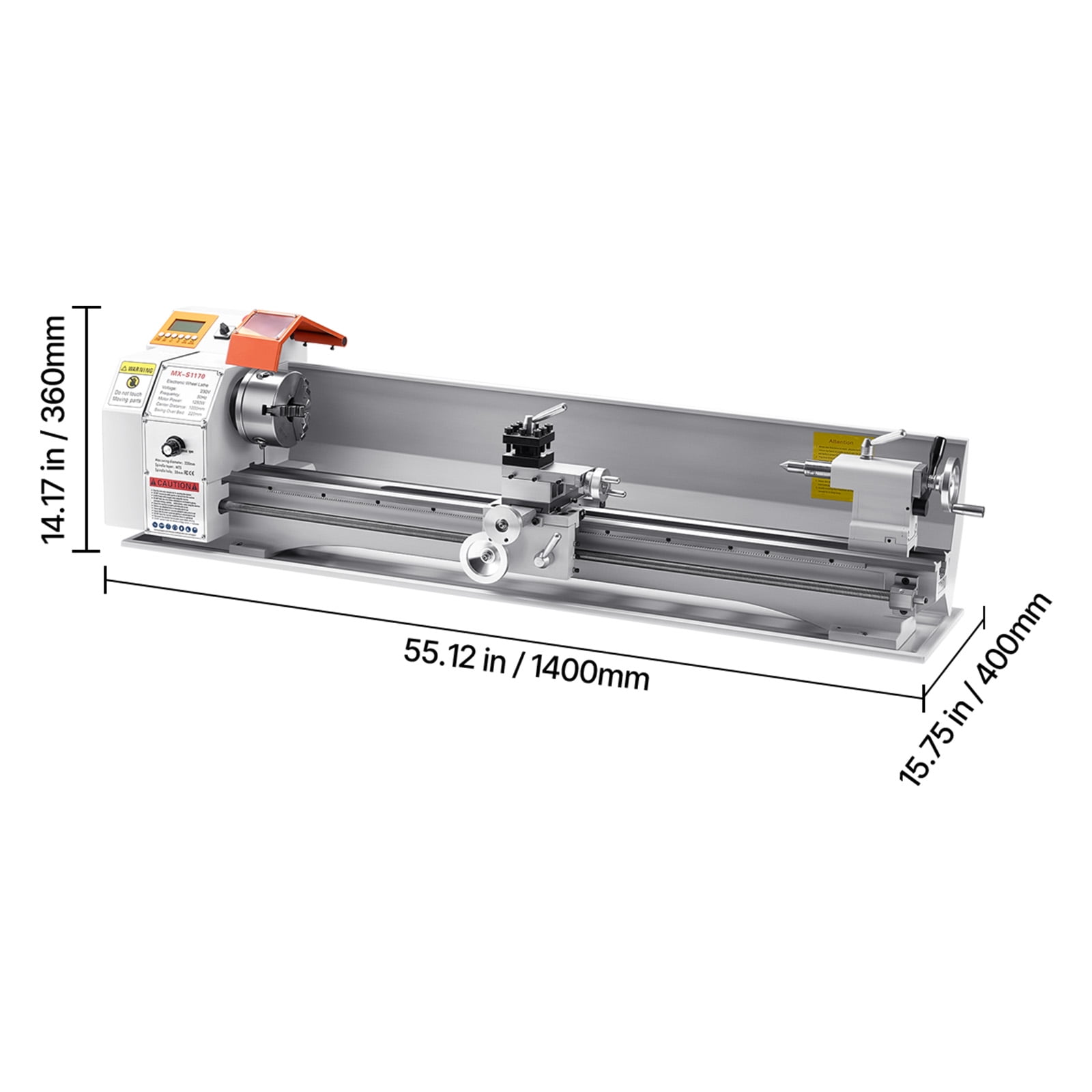 VEVOR Metal Lathe Machine, 8.7 x 39 in, Precision Bench Power