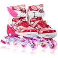 thumbnail image 1 of Adjustable Inline Skates for Kids and Adults with Full Light Up Wheels, Outdoor Roller Skates for Girls and Boys, Men and Women, 1 of 10