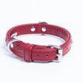 thumbnail image 2 of ATHENS Leather Dog Collar Single Row Rhinestones, 2 of 3
