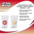 thumbnail image 6 of Star Wars Rebel & Empire Logos 16oz Pint Glass Set 2, 6 of 6