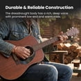 thumbnail image 2 of Fender CD-60S Solid Top Dreadnought Acoustic Guitar - All Mahogany w/ Hard Case, 2 of 4