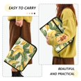 thumbnail image 4 of Organ Folder 14.2 x 0.8 x 10.6 Inches 13 Separate Pockets A4 Size Documents Folder A Sort Storage File Manager For The Home Office Green Leaf Banana, 4 of 7