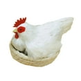 thumbnail image 4 of Modelo de simulación de pollo, figura de gallina de simulación, realista, estatua de jardín, modelo de gallina, adorno para patio, jardín, tienda,, 4 of 8