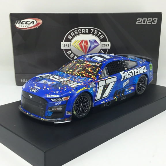 Chris Buescher 2023 Fastenal Richmond Race Win Foil Number 1:24 Elite Diecast