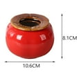 thumbnail image 6 of Baoblaze Persimmon Flower Vase Figurine Decorative Vase Ceramic Vase Desktop Ornament for L, 6 of 6