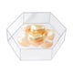 thumbnail image 3 of Tablero AcríLico para ExhibicióN Pasteles, Bandeja Hexagonal para Pasteles, Base Tablero Rellenable para Pasteles DIY, Soporte Transparente para Pasteles, 15X15X10CM, 3 of 5