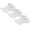 Mid-Cut White, variant on 12-Pack Unisex Cotton Athletic Running Low-Cut Cushioned Socks 9-11, White/Gray