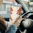 thumbnail image 6 of KLL Frog Sitting On Mushroom Print 40oz Stainless Steel Insulated Car Cup with Spillproof Lid - Keep Your Drink Hot or Cold on the Go-Without Straw, 6 of 8