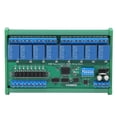 thumbnail image 1 of Rail Box Relay 8 Input 8 Output Module DIN35 PLC Expansion Board with Shell RS485 12V, 1 of 5
