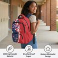 thumbnail image 4 of HELLHERO 250 Years of Liberty Breathable Casual Daypack 17 Inch, Lightweight Large Capacity Polyester Bookbag for Middle School Elementary School, 4 of 8