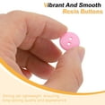 thumbnail image 4 of 20 piezas de botones de costura de resina, 12.5 mm (1/2 pulgada) botones redondos de manualidades con 2 agujeros, rosa, 4 of 6