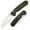 Green G10/Stone Wash, variant on CJRB Large Pyrite-Light Pocket Folding Knife, J1945L-BU
