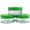 Green, variant on Beauticom 600 Pieces High Quality 10 Gram 10 ml (0.3 oz) Plastic Clear Round Cream Lotion Beauty Sample Jars (Pink Lids)
