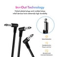 thumbnail image 3 of Effect Cable, Right Angle Plug Professional Guitar Effect Cable 6.35mm  For Sound Mixer For Recording, 3 of 8