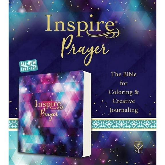 Inspire Prayer Bible NLT (Softcover): The Bible for Coloring & Creative Journaling, (Paperback)