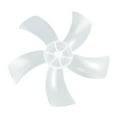 thumbnail image 4 of MYG for 12 Inch Plastic Fan Blade Five Leaves Replacement Part for Pedestal Stand or Desk Fan with Nut Cover, Easy Install, Low Noise, High Temperature Resistant, White, 4 of 9