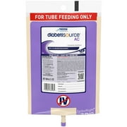 Nestle Diabetisource AC Tube Feeding Formula Unflavored 1000 mL Ready to Hang Prefilled Container 6 Ct