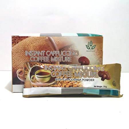 Coffee - Cappuccino Flavor Mix - Cafe On the Go (1 Pack) 15 Sachets per Pack