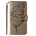 thumbnail image 4 of Motorola G Stylus 4G 2023 Case, Magnetic Folio Butterfly Patterned Wallet Case, Premium PU Leather with Wrist Strap Credit Card Holder Slots Kickstand Cover For Motorola G Stylus 4G 2023,
Gray, 4 of 5