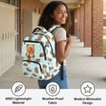 thumbnail image 3 of Bulopur Capybara Kids Backpack for Girls Boys, Summer Fruit Kawaii Animal Print School Bag Lightweight/Breathable/Durable/Waterproof Multi-Pocket Book Bag for Elementary Students, 3 of 7