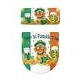 thumbnail image 5 of HELLHERO Puppy Beer Elastic Edge Stays in Place Set of 2 with Universal Bathroom Toilet Lid Cover Washable, 5 of 8