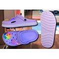 thumbnail image 4 of Chanclas Cerrada Marca Eva Shoes Para Niña Con Pines Modelo 1908 Color Lila Talla 21, 4 of 5