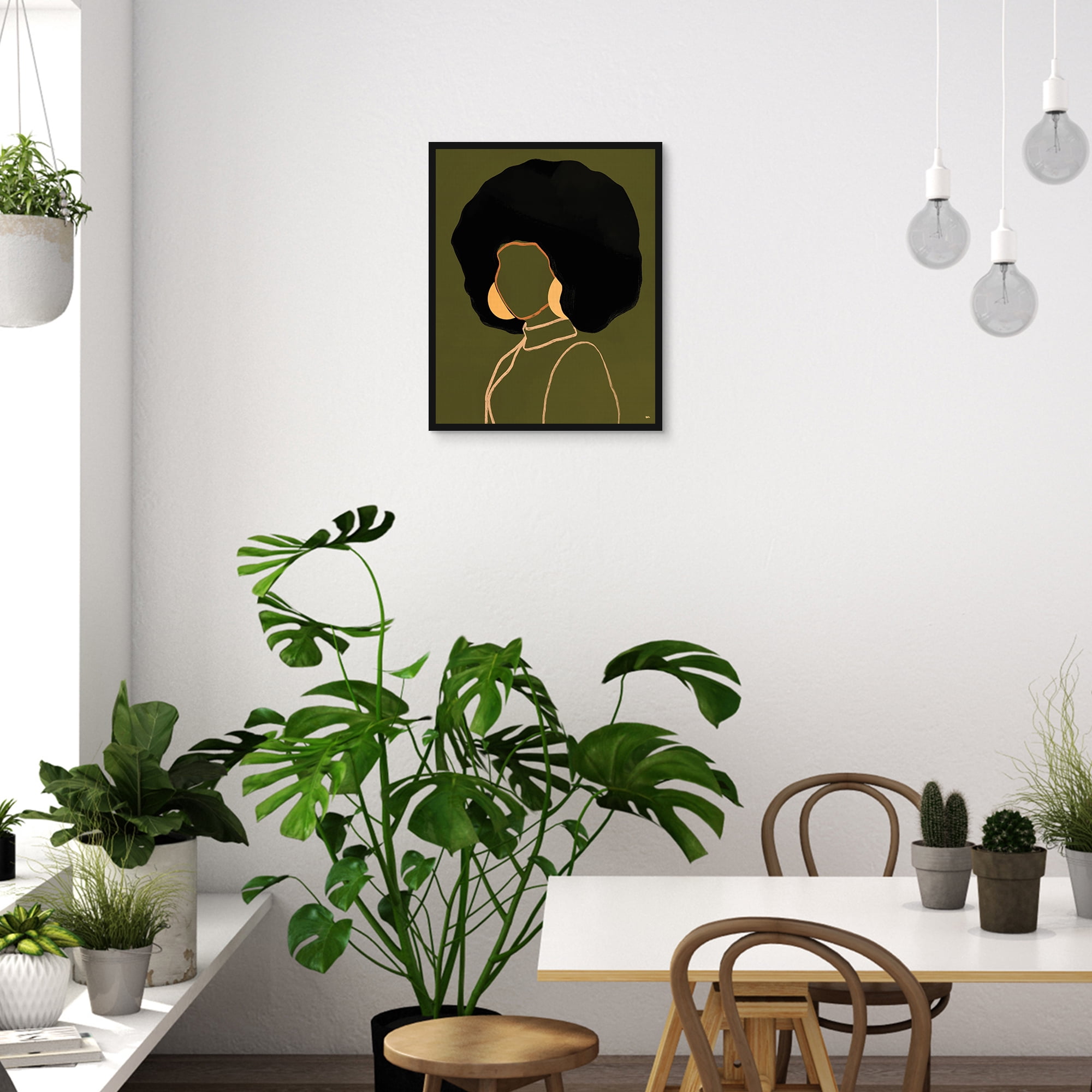 Diana by Bria Nicole Framed Canvas Art Print