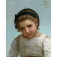 thumbnail image 3 of Émile Munier 12x14 Black Modern Framed Museum Art Print Titled - Portrait of a Young Girl, 3 of 5