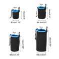 thumbnail image 2 of Uxcell Camera Lens Bag Set with Thick Protective Neoprene, Black, Blue, 4Pack, 2 of 6