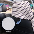 thumbnail image 5 of Garronmavis Purple Floral Car Seat Towel Cover Stain Resistant With Storage Bag Front Seat Protection for Post Workout Outdoor Use for Most Cars SUV Trucks Sedan Van, 5 of 9