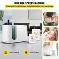 thumbnail image 3 of VEVOR Mug Press Machine, Automatic Mug Heat Press 11-15oz, One-touch Setting, Cup Transfer Sublimation Portable Coffee Presser, Pro Easy Mug Press Machine DIY Printing, 3 of 10