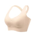 thumbnail image 2 of hoksml Women's Seamless Bras Racerback Wireless Full Coverage Bralette, Supportive and Comfortable Wireless Push Up No Underwire Bras, 2 of 6
