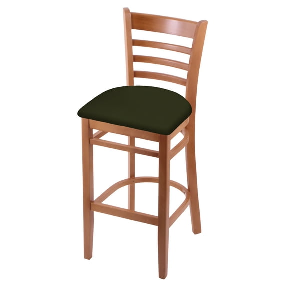 3140 30" Bar Stool with Medium Finish and Graph Tidal Seat