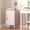 Pink, variant on Single Door Lockable Metal End Table,Modern Minimalist Room Side Table With 2 Adjustable Shelf ,Multi Storage Cabinet for Living Room Bedroom, Easy to Assemble 27.55”H x 13.78”W x 14.96”D