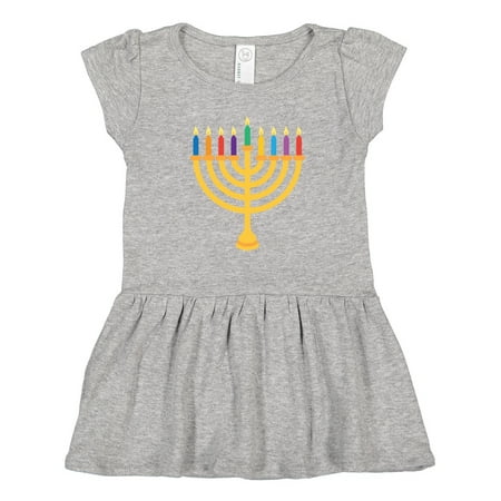 

Inktastic Hanukkah Menorah Candles Gift Toddler Girl Dress
