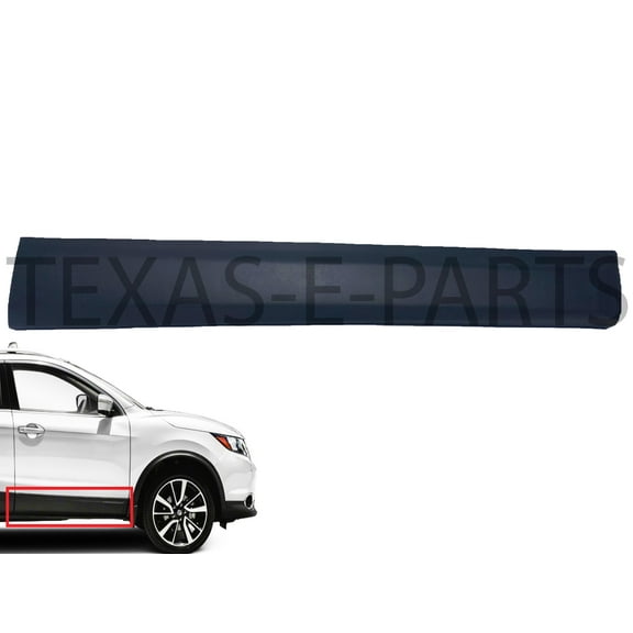 2017 2018 2019 2020 2021 Compatible with Rogue Sport Front Door Molding Trim Lower Right Passenger Side