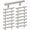 Brushed Nickel, variant on 15 Pack Brushed Nickel Cabinet Pulls 3 Inch Handles Stainless Steel Cabinet Hardware for Kitchen and Bathroom Cabinets, 5 Inch Overall Drawer Pull