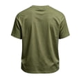 thumbnail image 5 of IWRICH Wait for Me I Have Little Legs,T-Shirt for Men Short Sleeve Crew Neck Slim Fit Streetwear Basic Fashion Tees Army Green S, 5 of 6