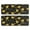 Black Sunflower Word, variant on Kitchen Rugs Sets Of 2,Yellow Dot Sunflower Bee Pattern Anti Fatigue Kitchen Mat Rugs Non Slip Washable,Decorative Kitchen Floor Mats for Kitchen,Sink,Laundry,17"x47"+17"x47"