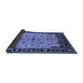 thumbnail image 2 of Ahgly Company Indoor Square Oriental Blue Traditional Area Rugs, 8' Square, 2 of 4