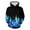 Blue, variant on Women's Graphic Hoodies Trendy 3D Printed Drawstring Hooded Sweatshirt Pullover Long Sleeve Tops for Women and Men (XL, Purple 01)