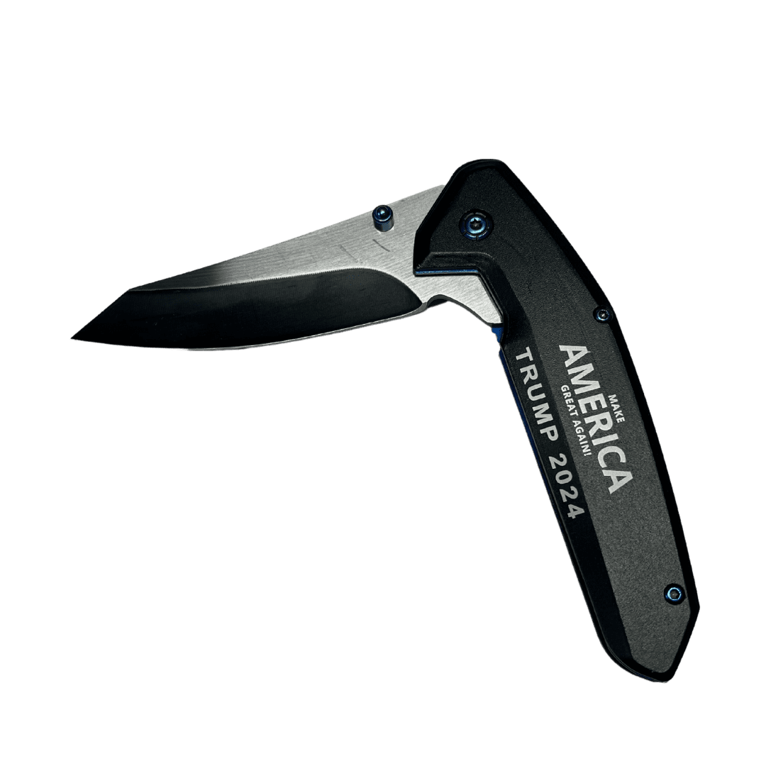 TigerUSA Black Folding Utility Knife