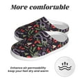 thumbnail image 6 of Yiaed Snakes And Snake Fruit Print Slippers Fuzzy Warm Cozy Slippers Non Slip House Slippers For Indoor Outdoor Slippers House Slippers-39/40, 6 of 7
