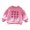 Pink, variant on YDFCWXW Valentine Girls Sweatshirts Heart Print Pink Red Sweatshirt Kids Girl Ruffle Sleeve Love Shirt Clothes 2-7 (Purple, 11-12 Years)