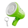thumbnail image 4 of Amplificador portátil portátil de altavoces de megáfono lindo con la cadena colgante grabación de juguete megáfono altavoz de buey para perforación verde, 4 of 8